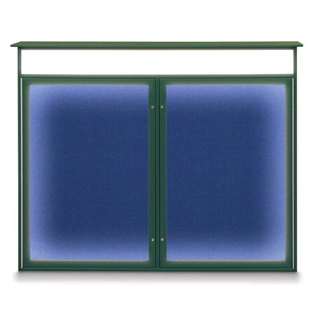 United Visual Products Open Faced Traditional Corkboard, 72x36" UV645A-WHITE-CORK